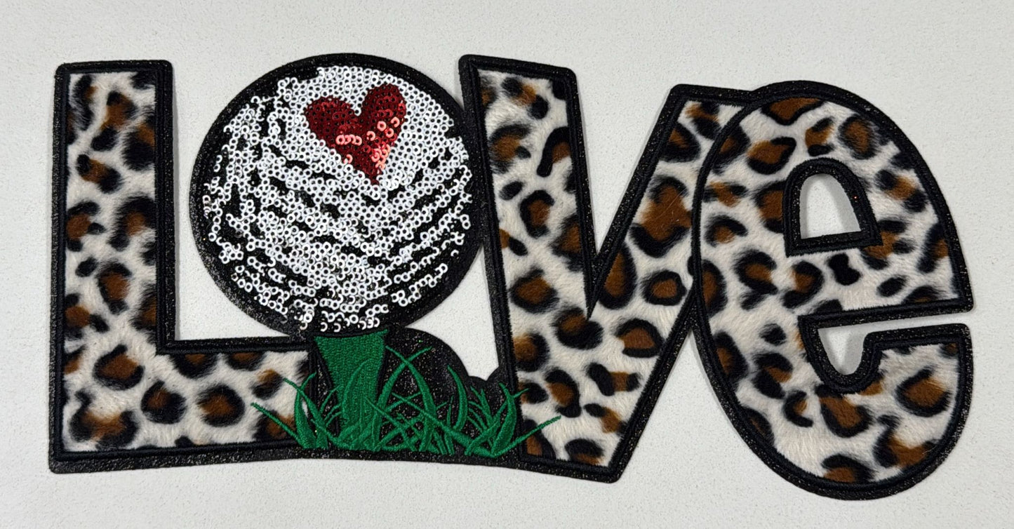 Glitter Golf Love