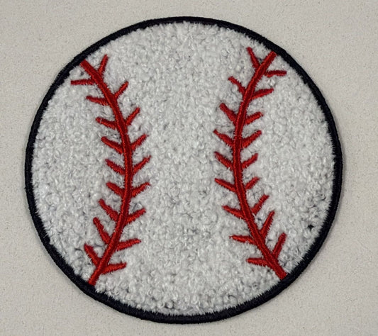 Chenille Baseball Patch.