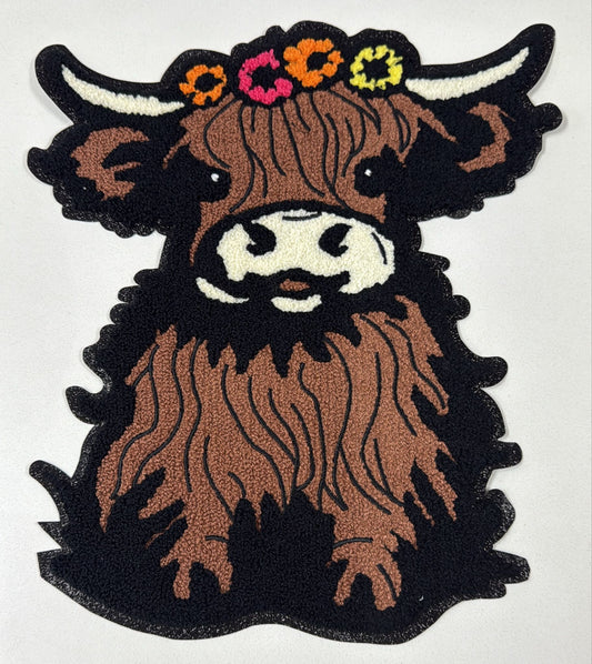 Highland Cow Chenille