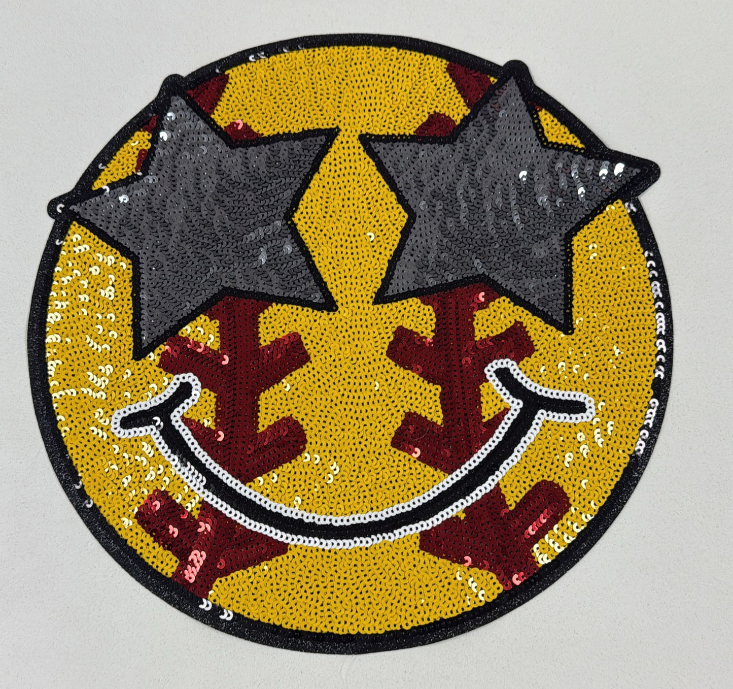 Yellow star-shaped eyes