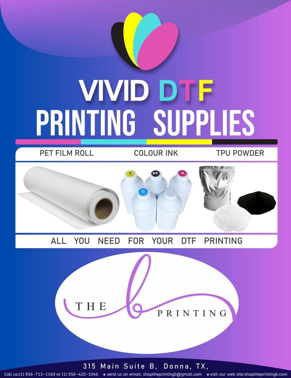 Vivid DTF Printing Supplies