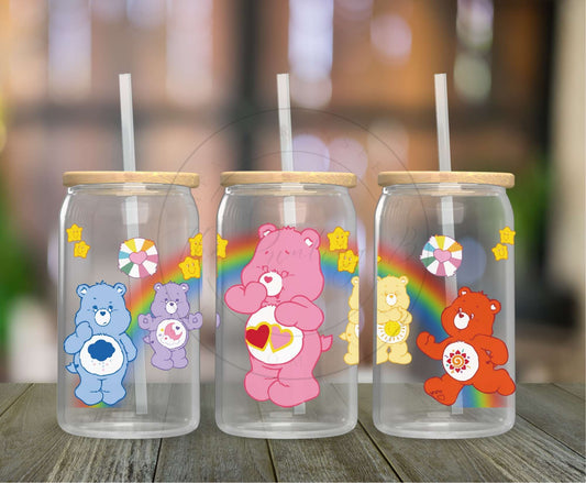 189 - Cute Bears UVDTF Glass Can Wrap