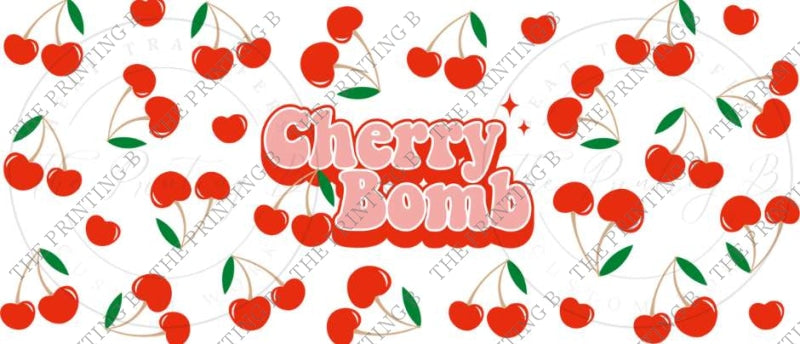 Cherry Bomb Uvdtf Glass Can Wrap - 100