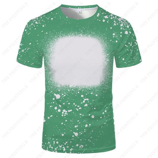 Green Mint Bleached Short Sleeve (V1)