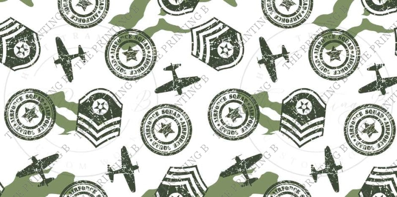 Military Planes Uvdtf Glass Can Wrap - 107