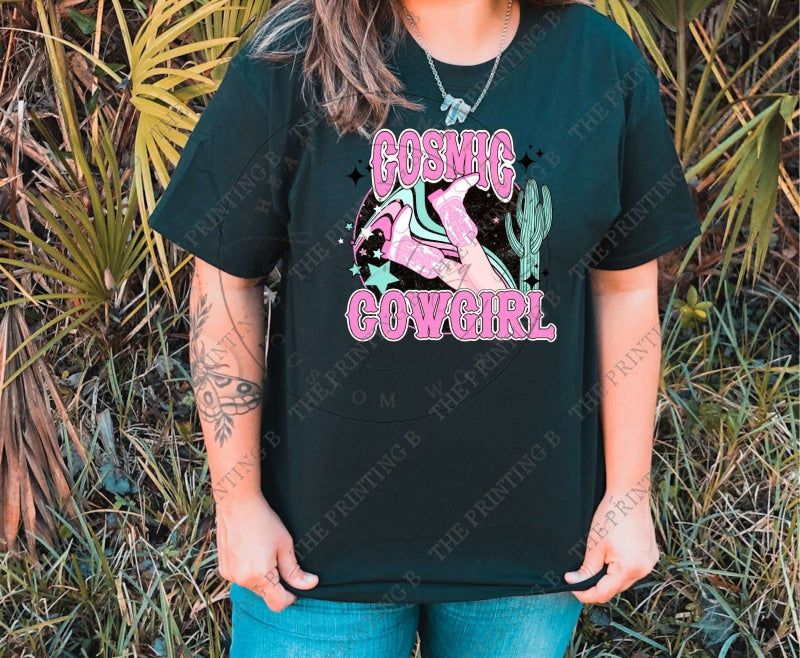 Neon Cosmic Cowgirl