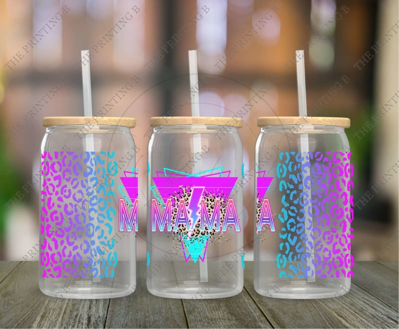 Ombre Mama Uvdtf Glass Can Wrap