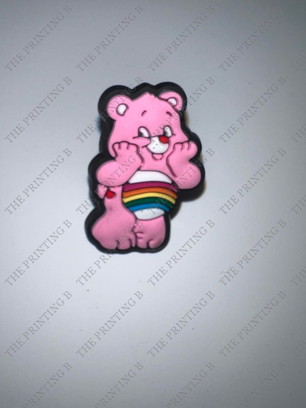 Pink Bear Straw Topper
