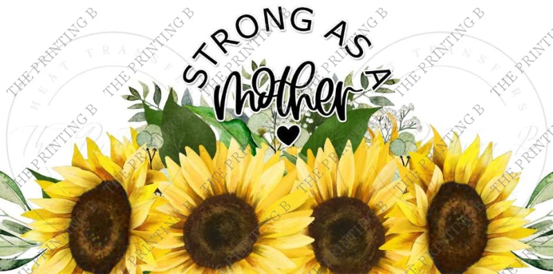Strong As A Mother Uvdtf Glass Can Wrap - 60