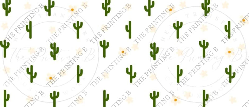 Tiny Cactus Uvdtf Glass Can Wrap - 8